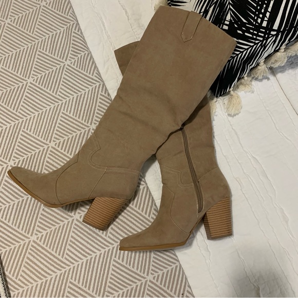 Ropa Western Knee High Boots - JustFab - Size 9 - Picture 10 of 11